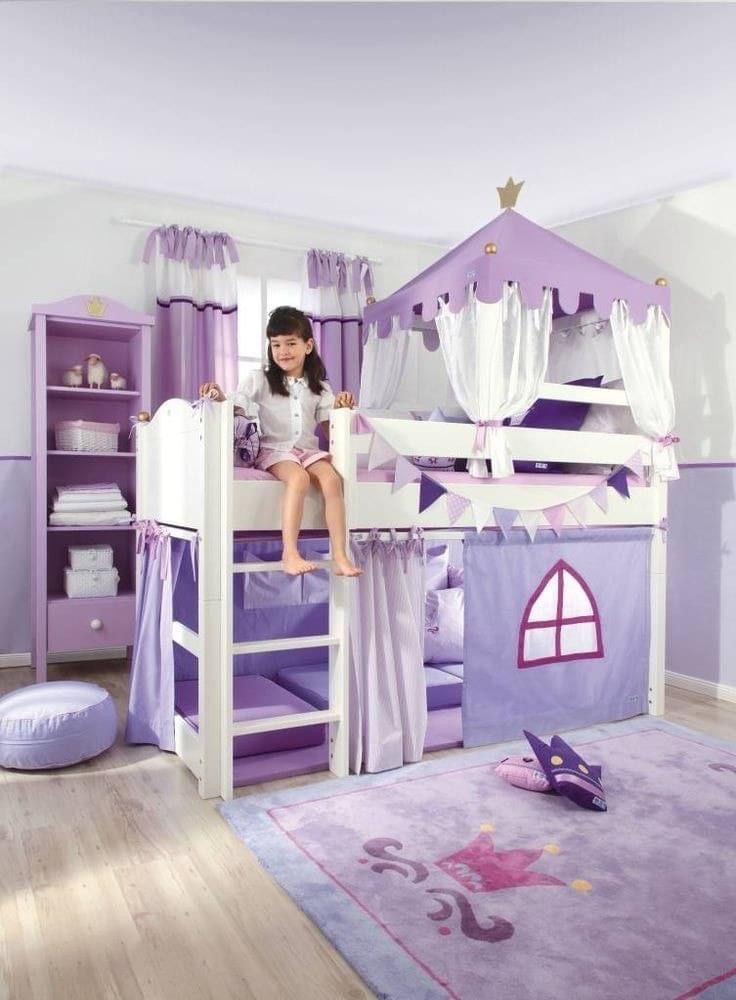 "Princess Playhouse Loft Bed"